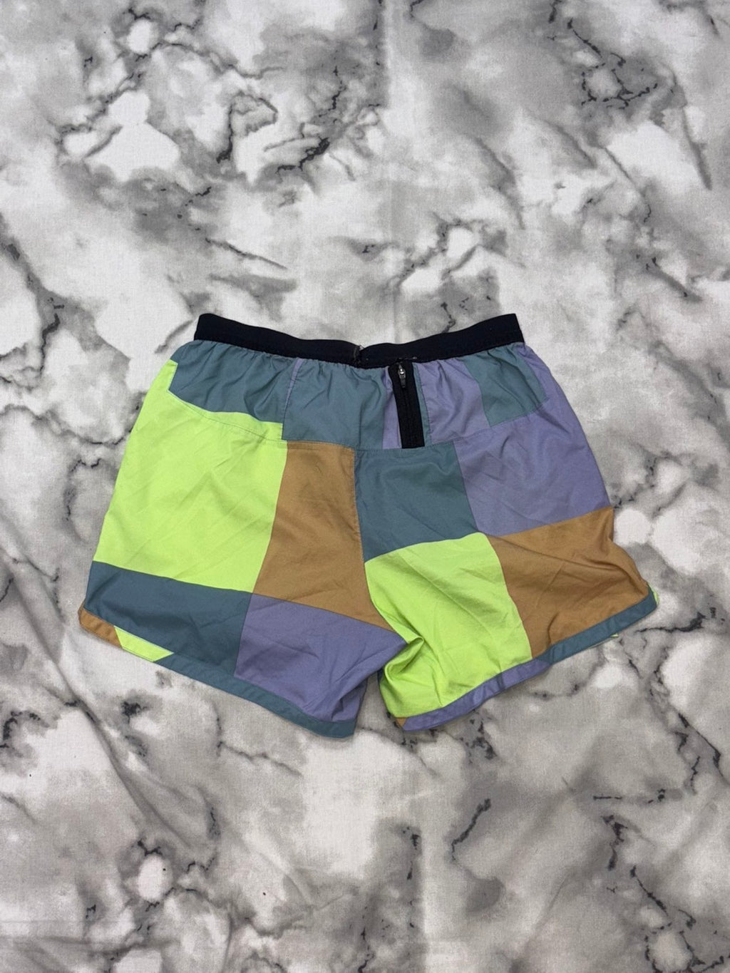 Nike ‘Patchwork’ Running Shorts USED