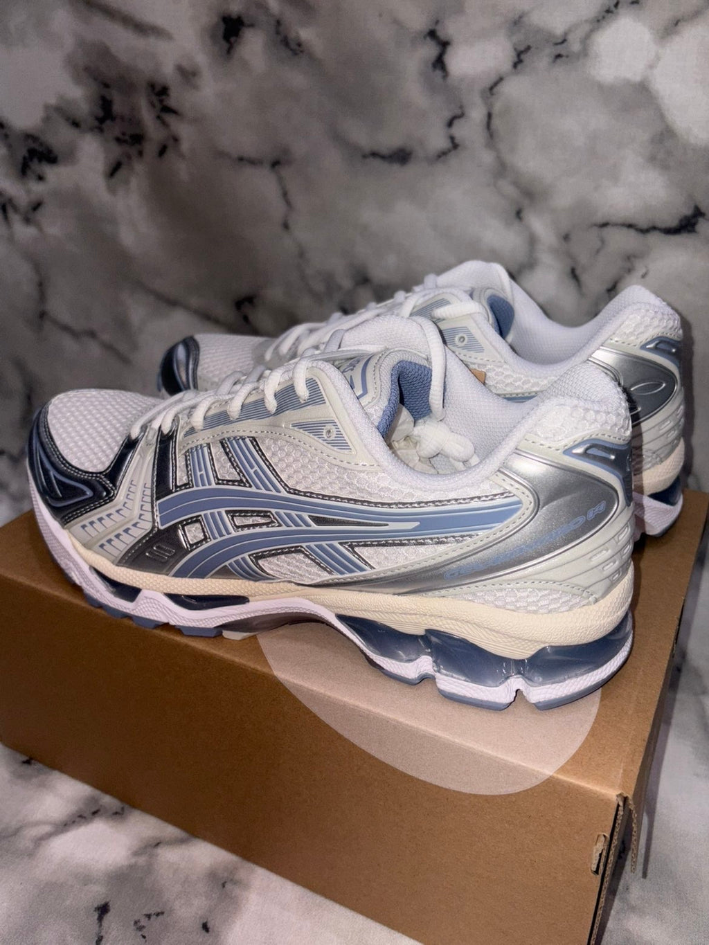 Asics gel kayano 14 ‘white light navy’