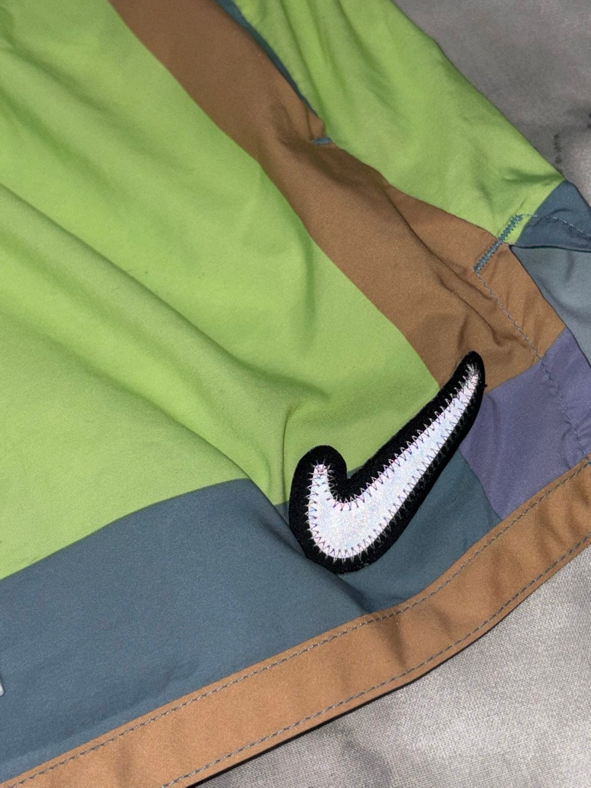 Nike ‘Patchwork’ Running Shorts USED